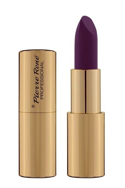 Pierre Rene Ruj Intens Mat - Full Matte Lipstick Blueberry Muffin Nr.26