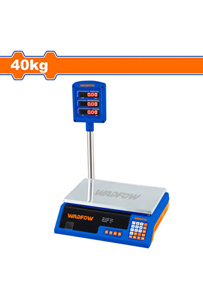 WADFOW ميزان إلكتروني ديجيتال 40 كجم مع شاشة إضافية – WEC1504-8
