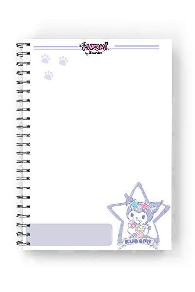 nihonwosekai قطعتان من دفتر ملاحظات سانريو شخصيات كورومي ماي ميلودي A5 أنمي حلزوني 50 ورقة