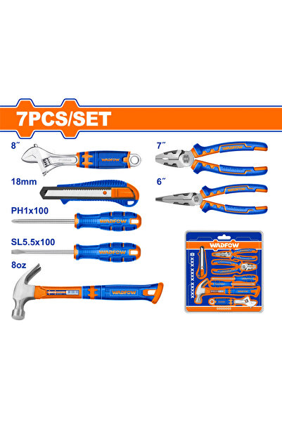 WADFOW طقم عدة يدوية (7 قطع) — WHS5307