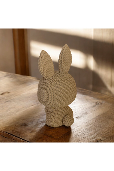 3DONE MODELS Figurină Iepuraș Croșetat 3D Model 2 – Model Decorativ, Imprimat 3D, Colecție Unică