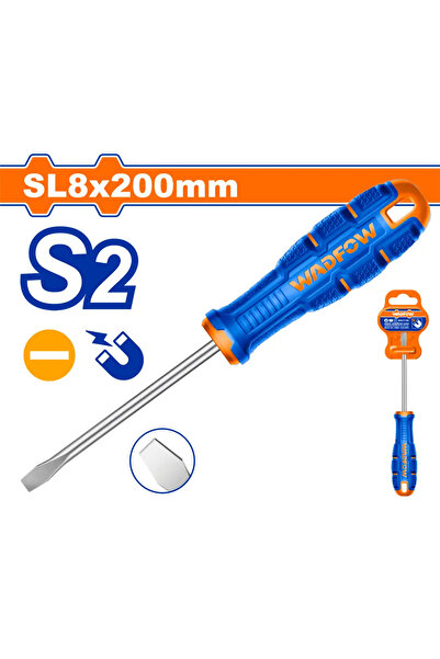 WADFOW مفك يد ربل شق SL8 × 200مم (8") – WSDA288