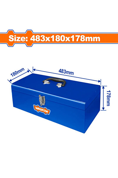 WADFOW صندوق عدة معدني مستطيل 483×180 مم – WTB8A12