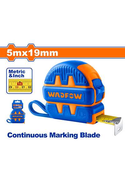 WADFOW متر شريط ربل بفرام 5م × 19مم — WMT1220