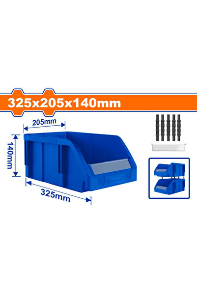 WADFOW درج بلاستيك 325×205×140 مم – WTB0303