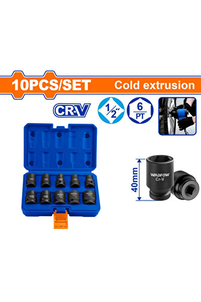 WADFOW طقم حبوب كفرات 1/2" × 40مم – WMS1D01