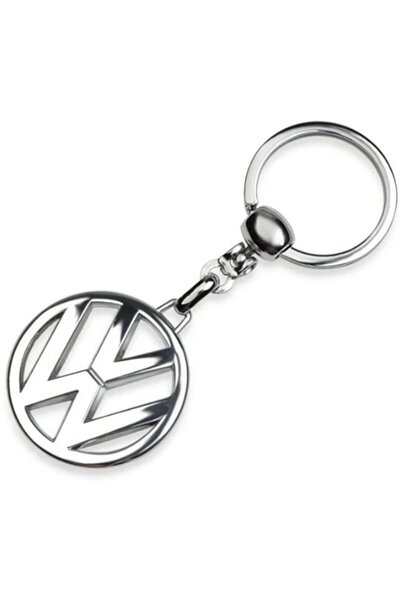 STİLİX GARAGE Metal Car Keychain with Volkswagen Logo - Chrome Plated a Quali...