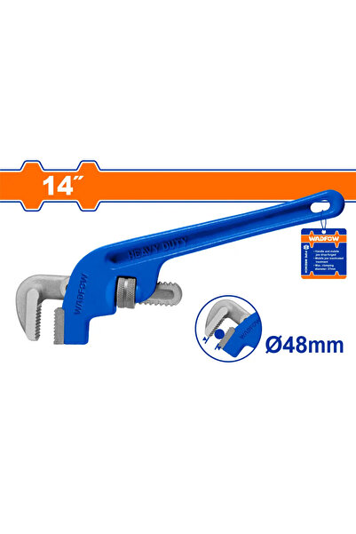 WADFOW Pipe Wrench (Abu Jalambo) 14" Hooked Head - WPW6114