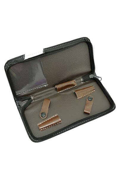 Midashi Japanese Husa pentru 2 Foarfeci de Par - Black and White Two - Midash...