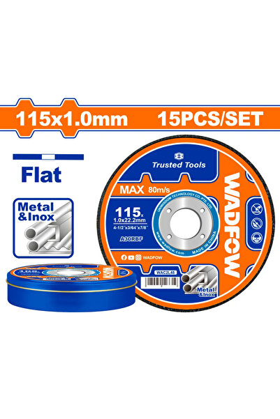 WADFOW ديسك قص ستانلس 115مم (4-1/2") × 1.0مم WAC2L45