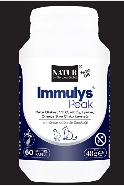 Natur by Gordion Global Immulys Peak (KEDİ VE KÖPEKLERDE BAĞIŞIKLIK DESTEĞİ)