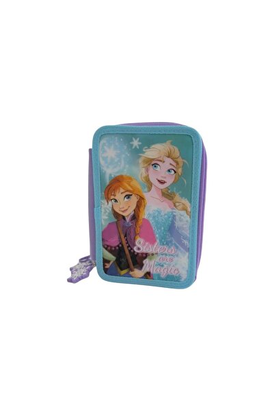 Frozen Pencil case with 3 zippers Sisters Are Magic, Multicolor