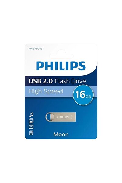 Philips FM16FD160B/00 16GB Klasik Gümüş Moon USB 2.0 Metal Flash Bellek
