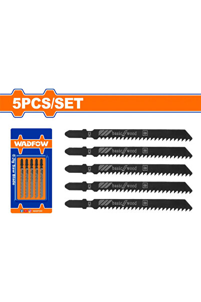 WADFOW طقم ريش أركت 5 قطع 74مم ناعم للخشب WJB111C