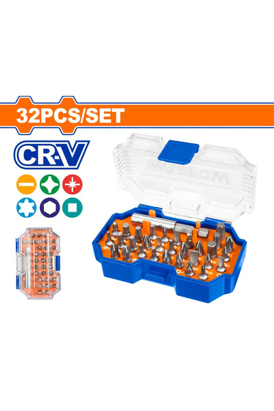 WADFOW طقم رؤوس مفك CRV متنوعة 25 مم – WBS3B32