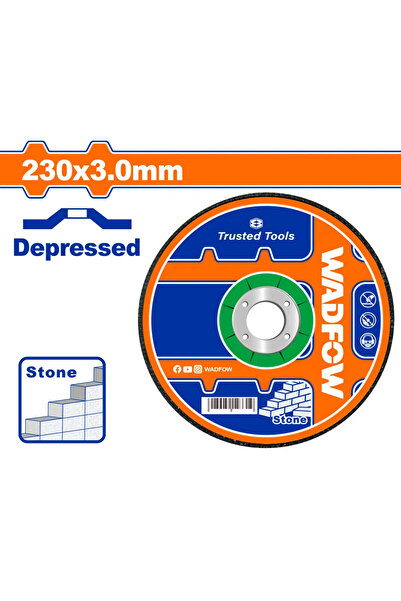 WADFOW Stone Cutting Disc 230 mm (9") x 3.0 mm - WAC222303