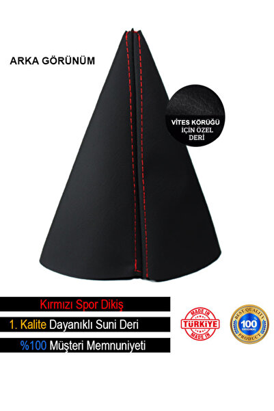 FTT SHOPPING MARKET Mazda 2 Black Leather Special New Design Red Stripe Shift Gauge