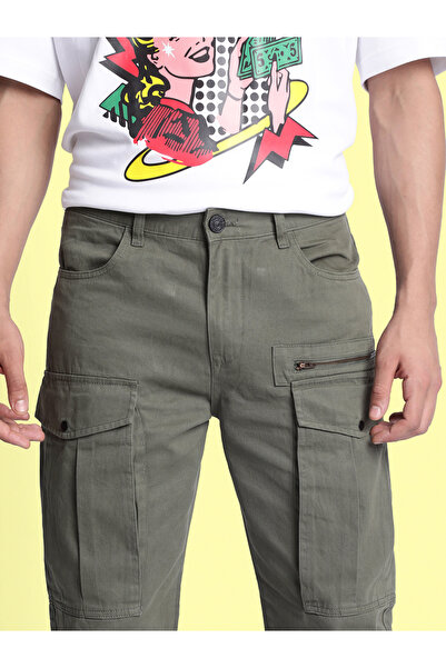 Bene Kleed By Styli Men Relaxed Fit Mid-Rise Cargo Pants