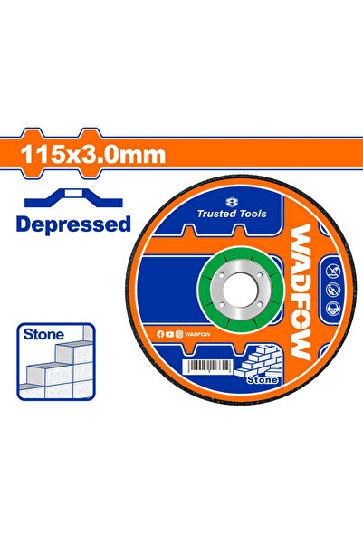WADFOW 115 mm (4.5") x 3.0 mm Stone Cutting Disc - WAC221153