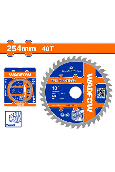 WADFOW ديسك قص خشب 254مم 40 سن — WTC1K09