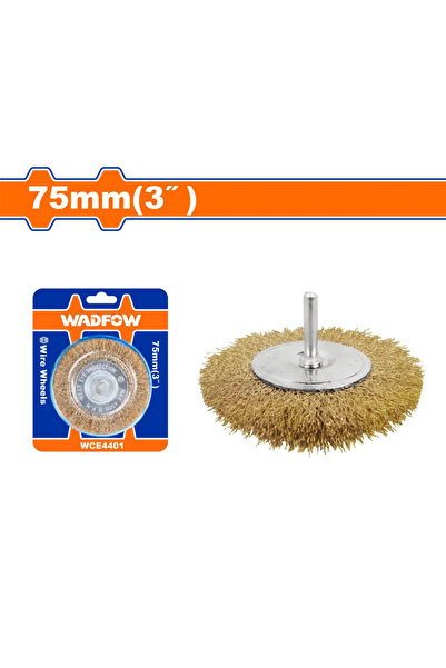 WADFOW فرشاة دائرية دريل 75مم (3") WCE4401