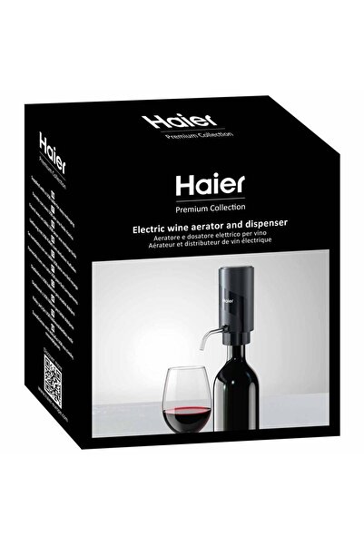 GÜMRÜK BEY Haier Premium Şarj Edilebilir Dokunmatik Şarap Havalandırıcı & Şar...