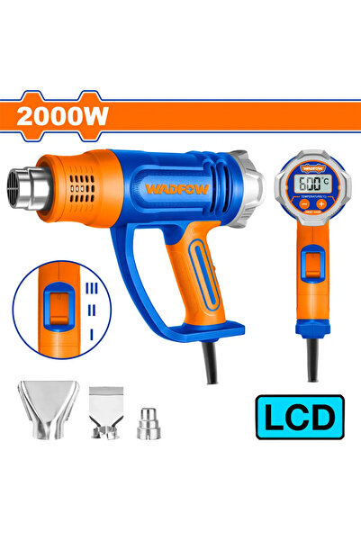 WADFOW Electric Heat Gun with Speeds + Digital Display - WHG1530