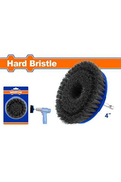 WADFOW فرشاة تنظيف دريل 4" للخرسانة والصدأ WNY3440