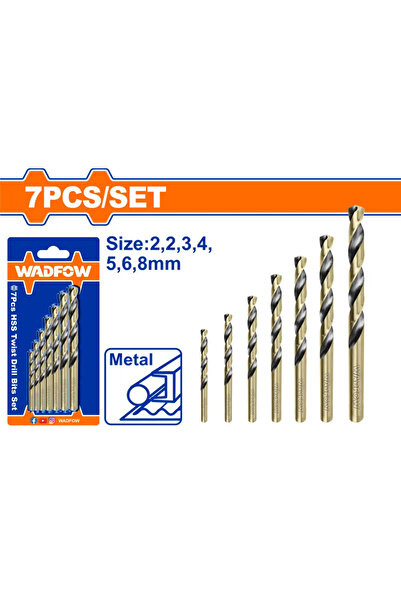 WADFOW طقم ريش فولاذ 7 قطع WTD3K01