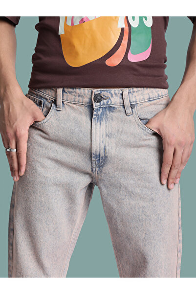 Bene Kleed By Styli Men Bootcut Fit Acid Wash Jeans