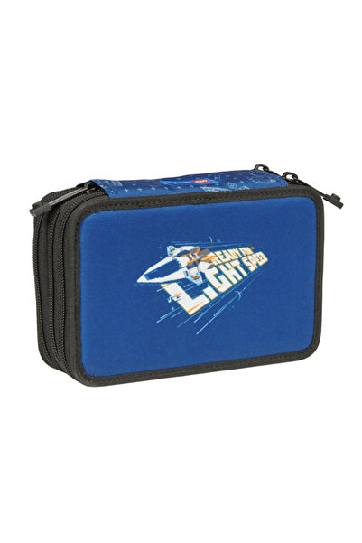LEGO LEGO pencil case, City Space Explorer design, 3 compartments, Blue