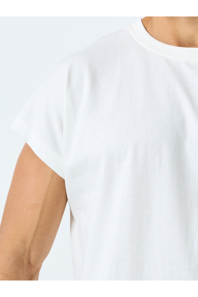 Styli Graphic Print Oversize Cap Sleeve Jersey Tank