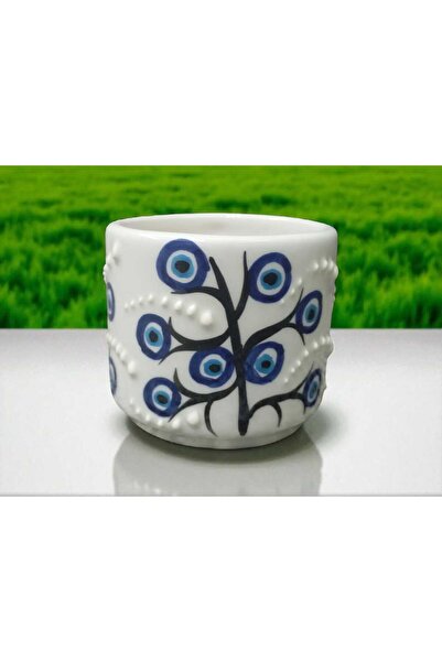 Home Ceramic Handmade Evil Eye Tree Mug