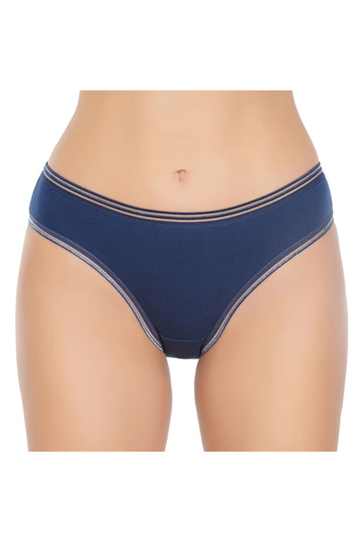 5.MEVSİM Silver Women's Bikini Panties Set of 3 (100% Cotton)