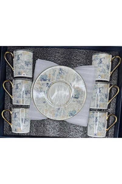 JUVIA Jv28 Luxury Porcelain Coffee Set for 6 People