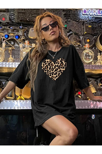 stelol Μαύρο μπλουζάκι με στάμπα