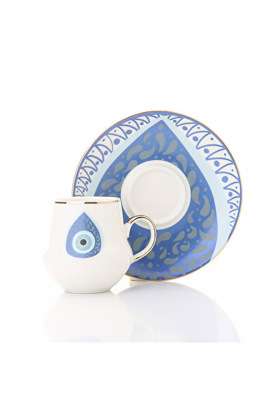JUVIA JV19 Lüks Porselen 6 Kişilik Kahve Takımı