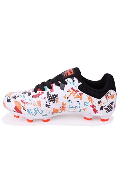 Jump 32202 White Football Boots Kids Soccer Shoes