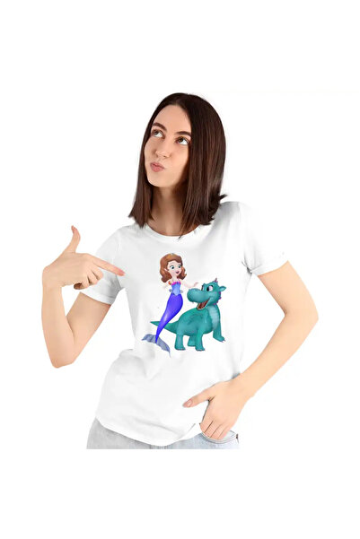 OEM Tricou Femei Sofia Intai Dragon, Sofia the First