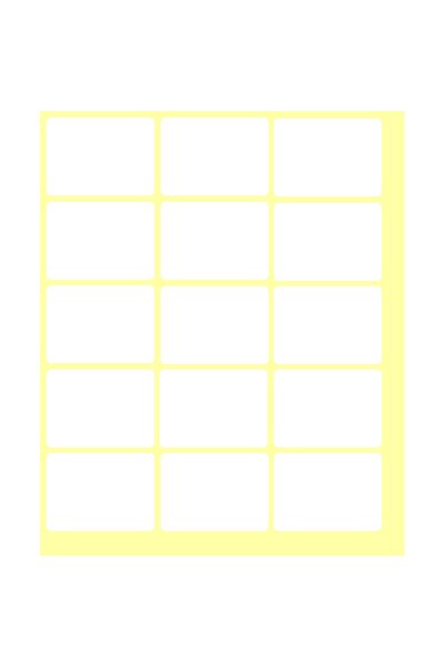 NN Set 150 etichete plic NN, 37x27 mm, Alb