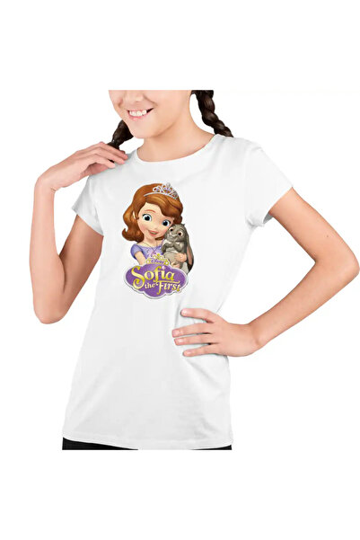 OEM Tricou Copii Fete Sofia Intai Iepuras, Sofia the First