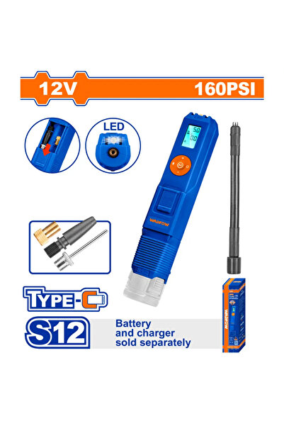 WADFOW 12V Battery Tire Inflator - WLN1512 (Battery and charger not included, sold separately.)