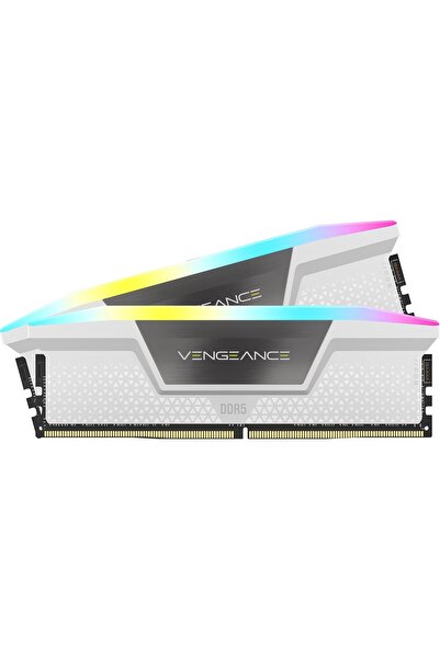 Corsair ذاكرة Vengeance RGB DDR5 سعة 32 جيجابايت (2 × 16 جيجابايت) بتردد 6000...