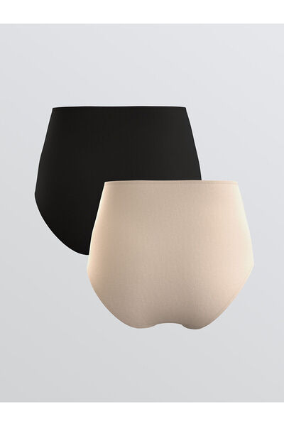 LC Waikiki LCW DREAM Düz Hamile Klasik Külot 2'li Paket (W5)