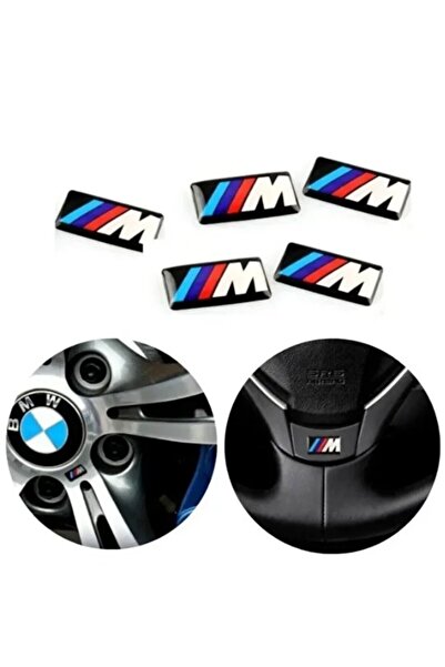 STİLİX GARAGE Bmw M Logo Jant Direksiyon Sticker (10 Adet)