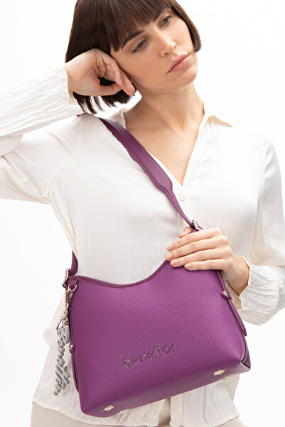 United Colors of Benetton Geantă de umăr BENETTON pentru femei - Prune BNT1534