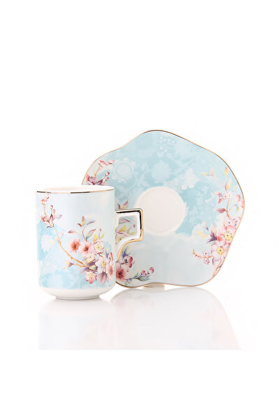 JUVIA JV17 Lüks Porselen 6 Kişilik Kahve Takımı