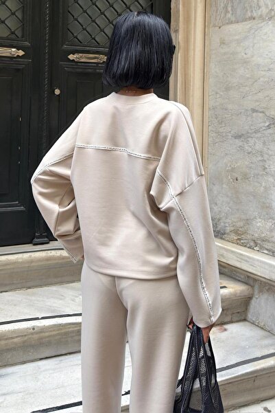 Lijuri Modal Suit with Ribbon and Waist Belt Detail 10234 R9-D-K5