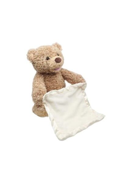 Picodino Interactive Toy, Plush Teddy Bear Cucu-Bau, Peek a Boo, Cream, 35 cm, Picodino®