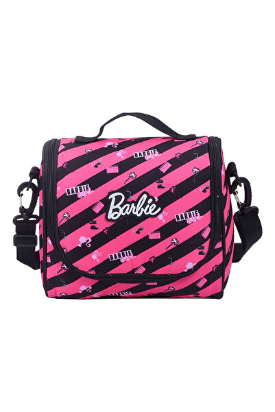mattel Barbie Big Wheel 3 in 1 Trolley Bag Set-Trolley Bag, Lunch Bag,Pencil case